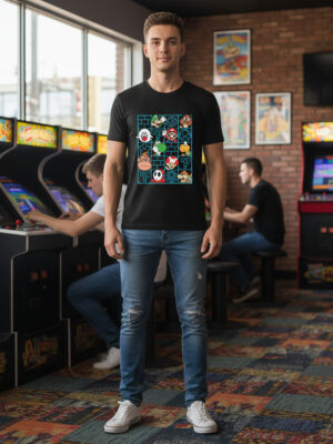 Remera: Mario Bros Friends Memoestampados