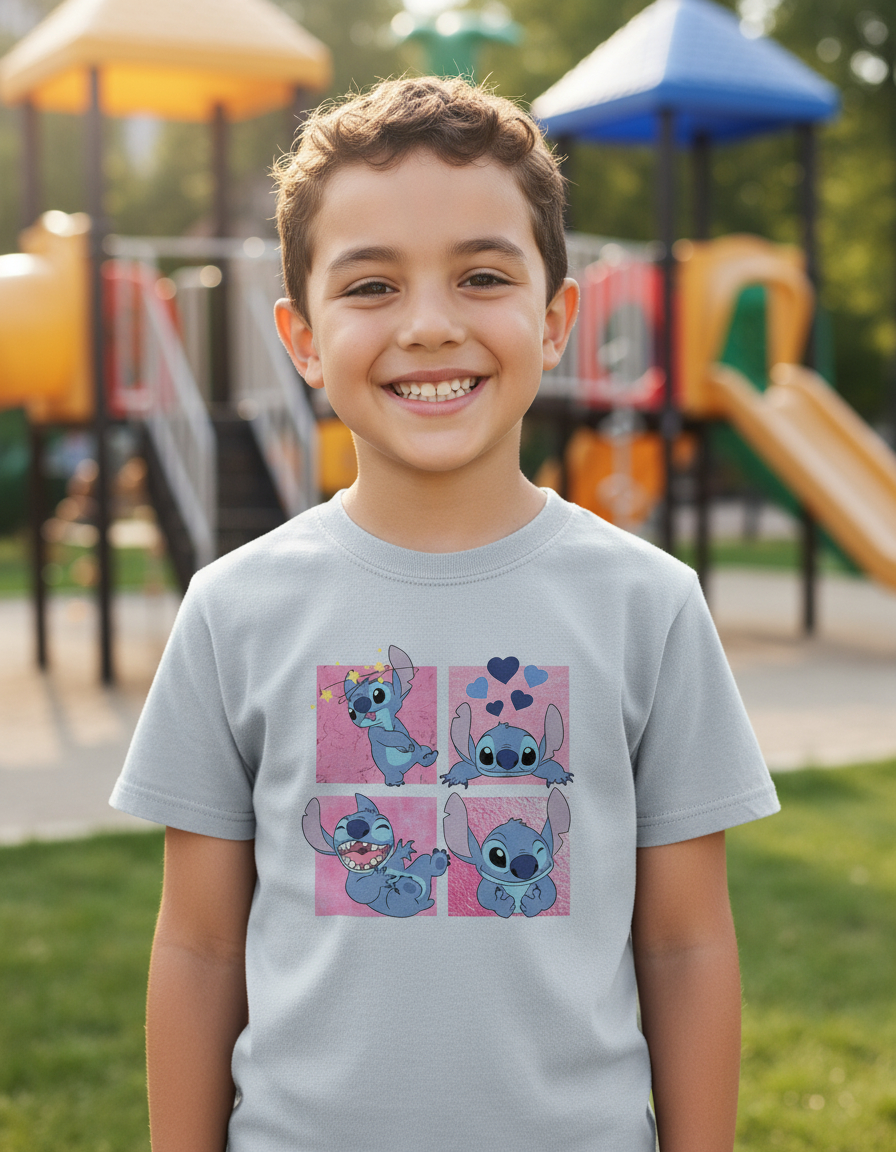 Remera: Stich Enamorado Memoestampados - Imagen 6