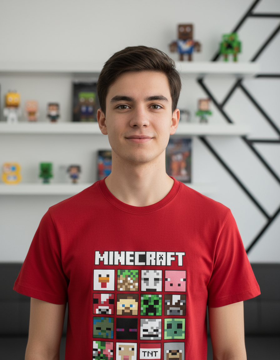 Remera: Minecraft Faces Memoestampados - Imagen 9