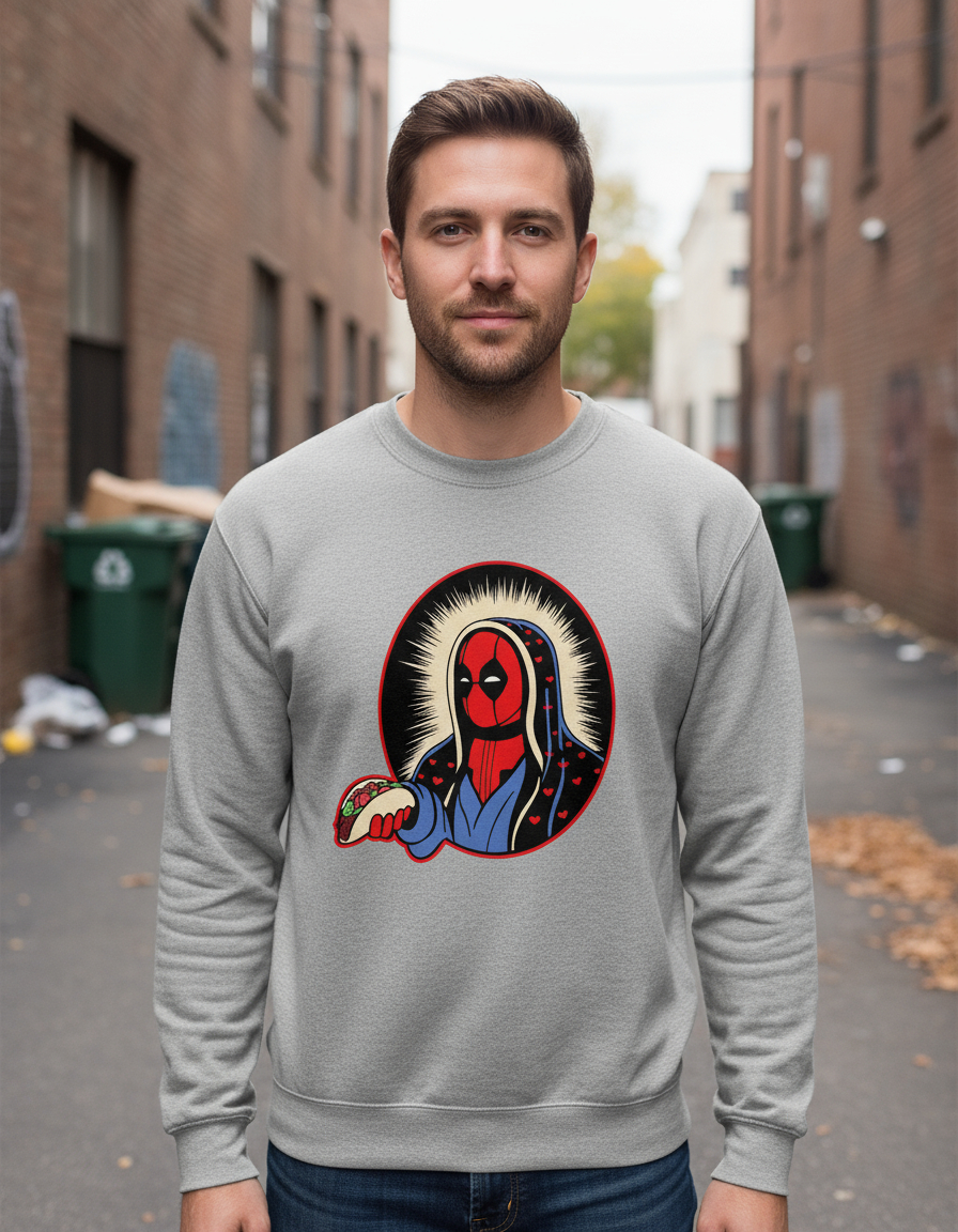 Buzo Santo Taco Deadpool Memoestampados - Imagen 5