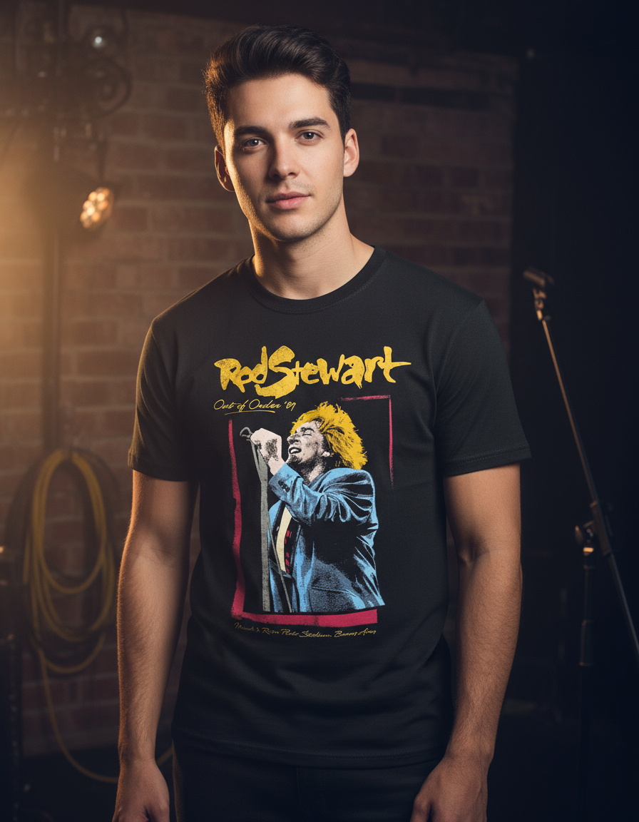 Remera: Rod Stewart Memoestampados - Imagen 3