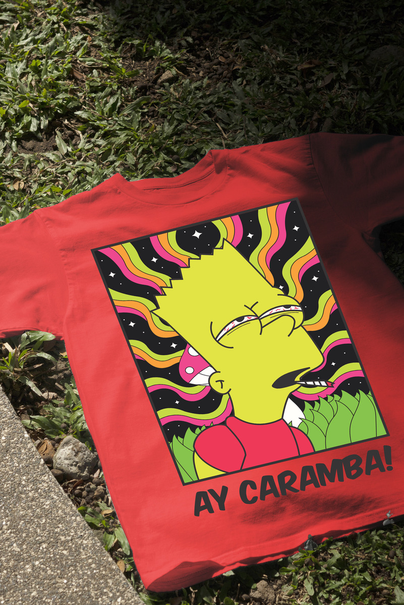 Remera: Bart Ay Caramba 02 Memoestampados - Imagen 18