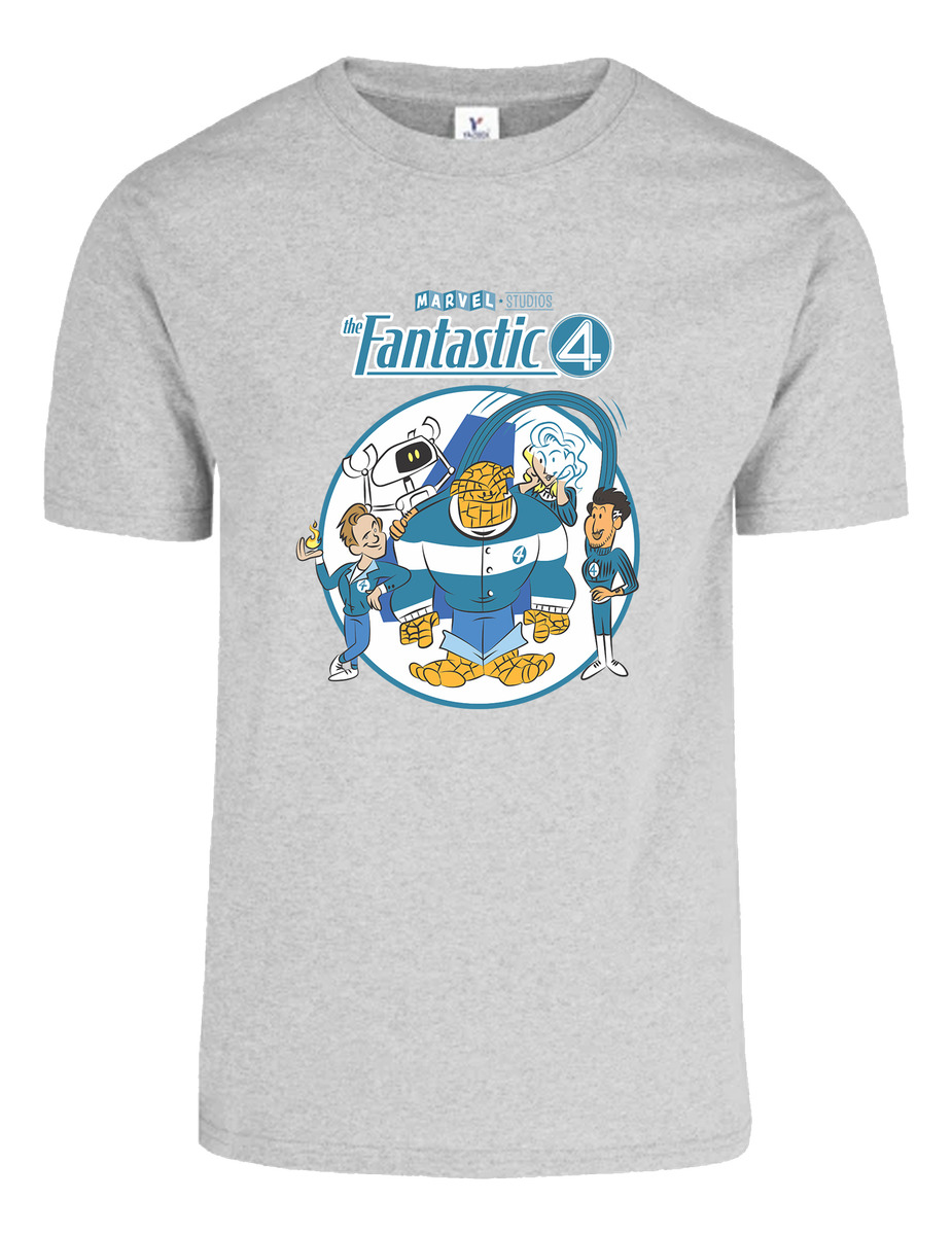 Remera: 4 Fantasticos Cartoon Memoestampados - Imagen 14