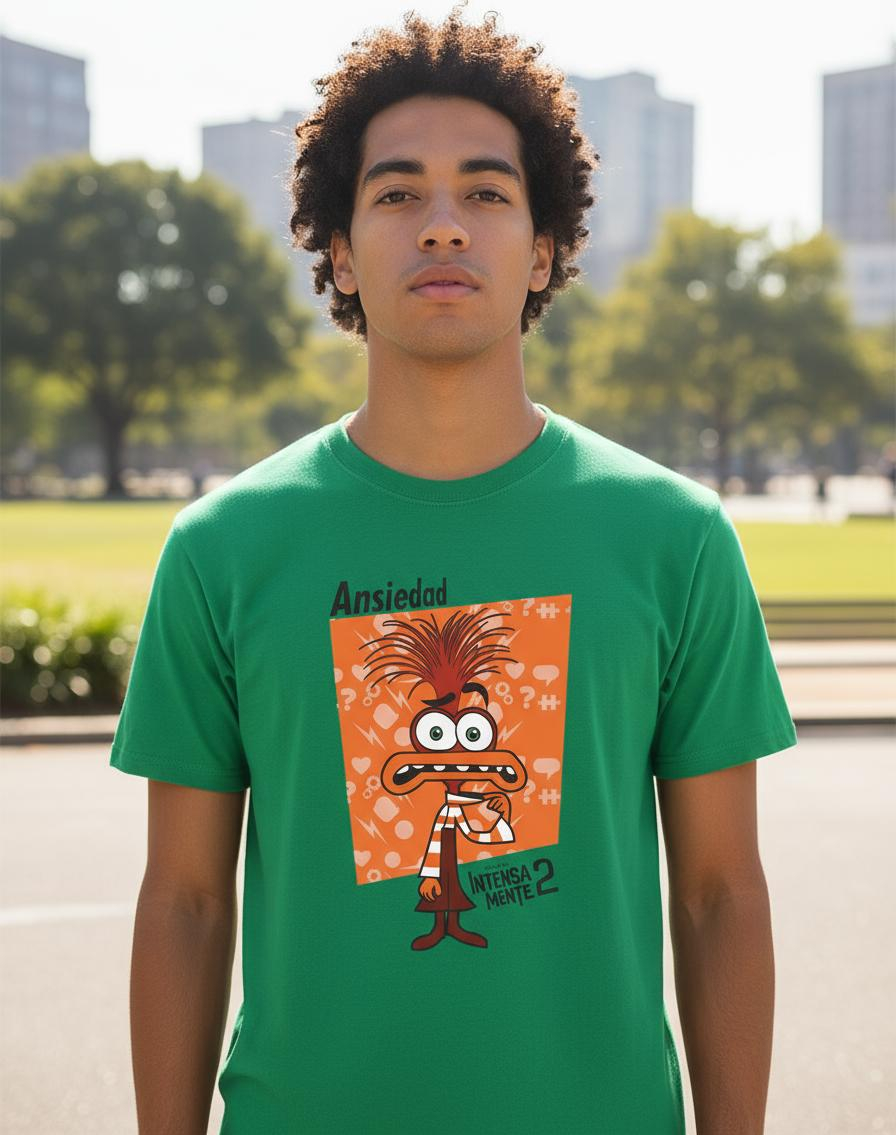 Remera: Intensamente 2 Ansiedad Memoestampados - Imagen 13