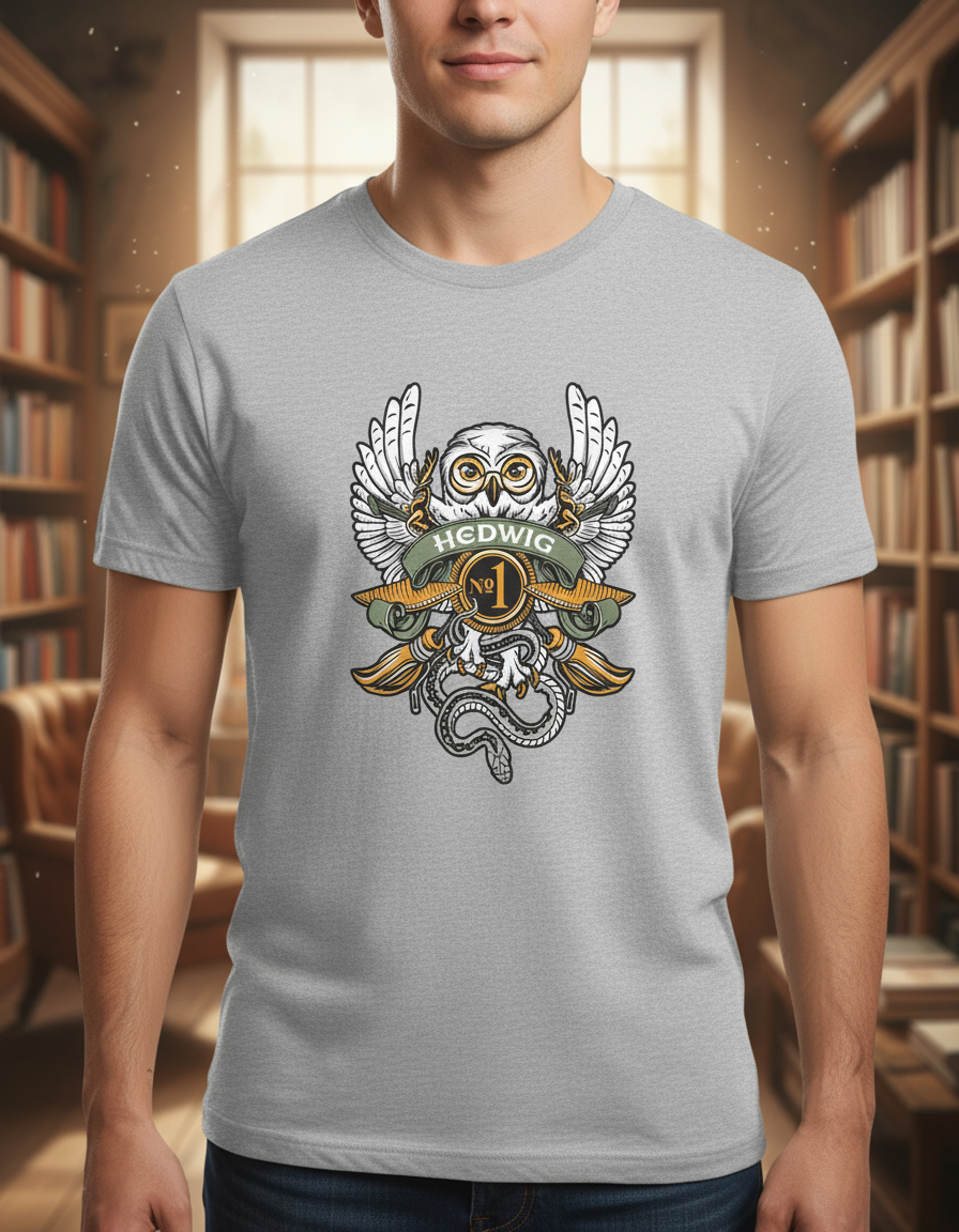 Remera: Hedwing Lechuza Harry Potter Memoestampados - Imagen 26