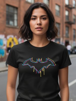 Remera Batman Logo Colores Memoestampados