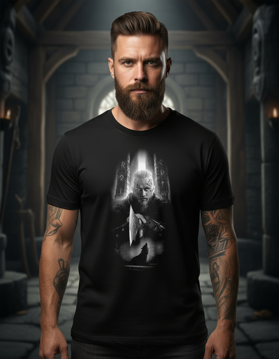 Remera: Vikingos Ragnar Memoestampados