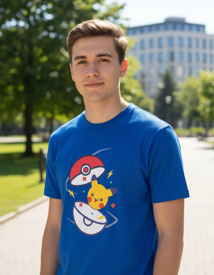 Remera: Pikachu Kawaii Memoestampados - Imagen 6