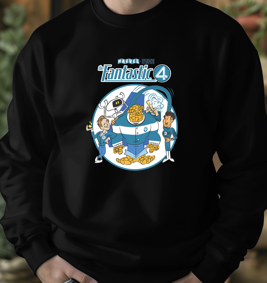 Buzo 4 Fantasticos Cartoon Memoestampados - Imagen 3