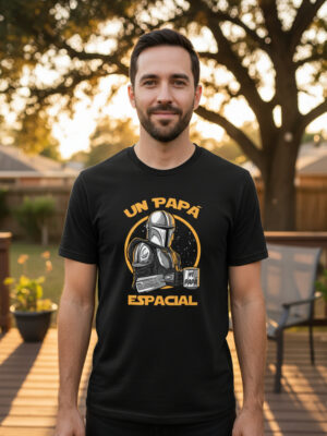 Remera: Un Papa Espacial Star Wars Memoestampados