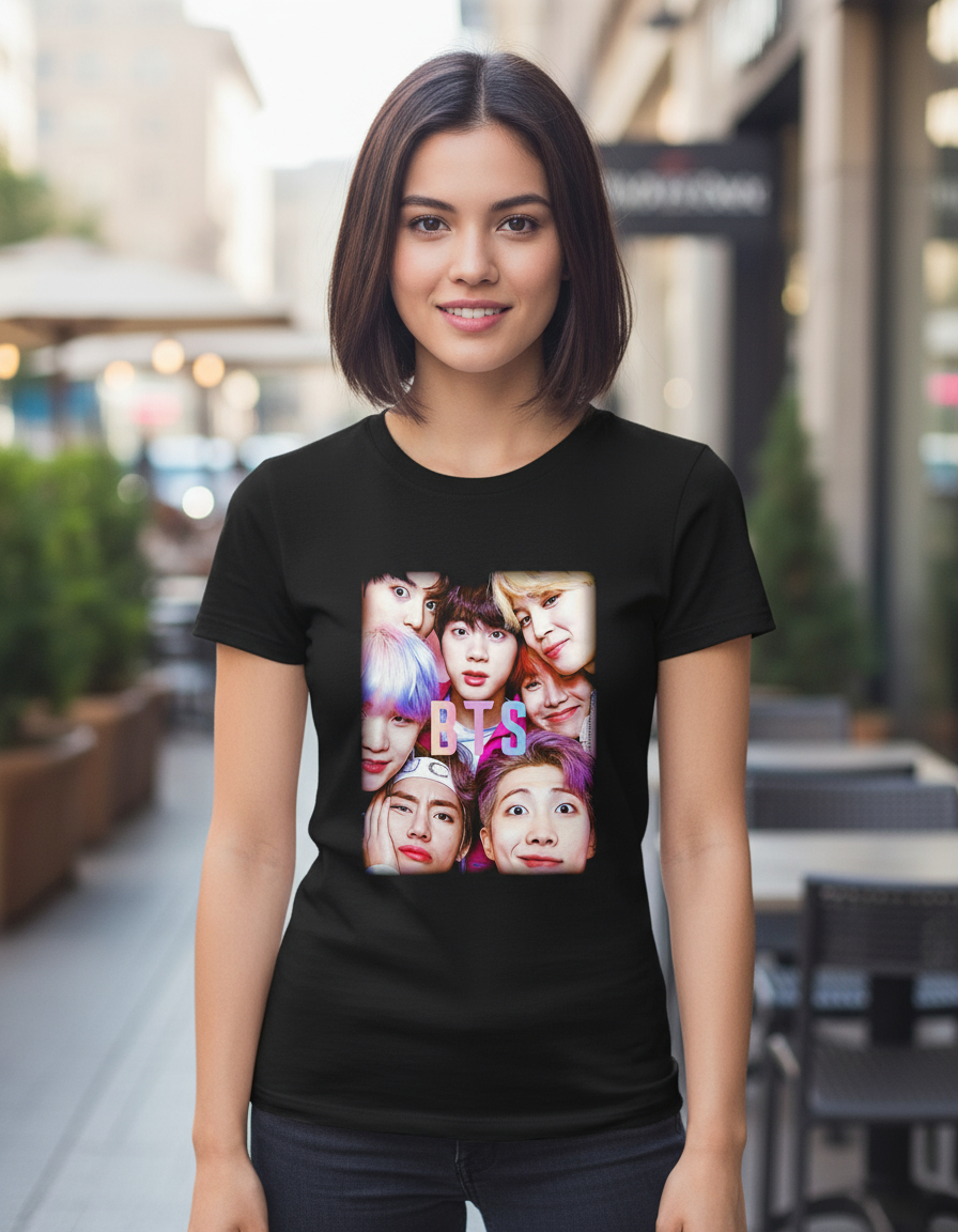 Remera: Bts Foto K-pop Memoestampados