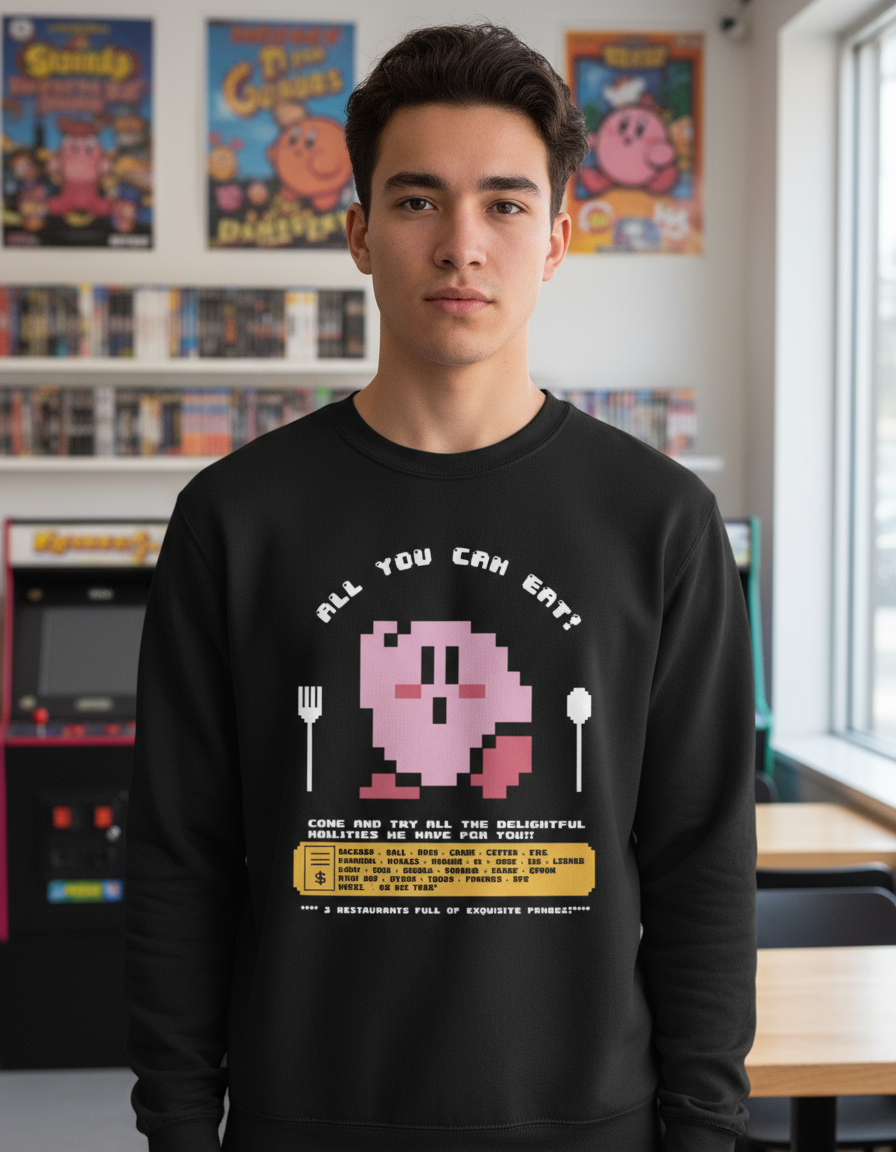 Buzo: Kirby Pixel Memoestampados - Imagen 3