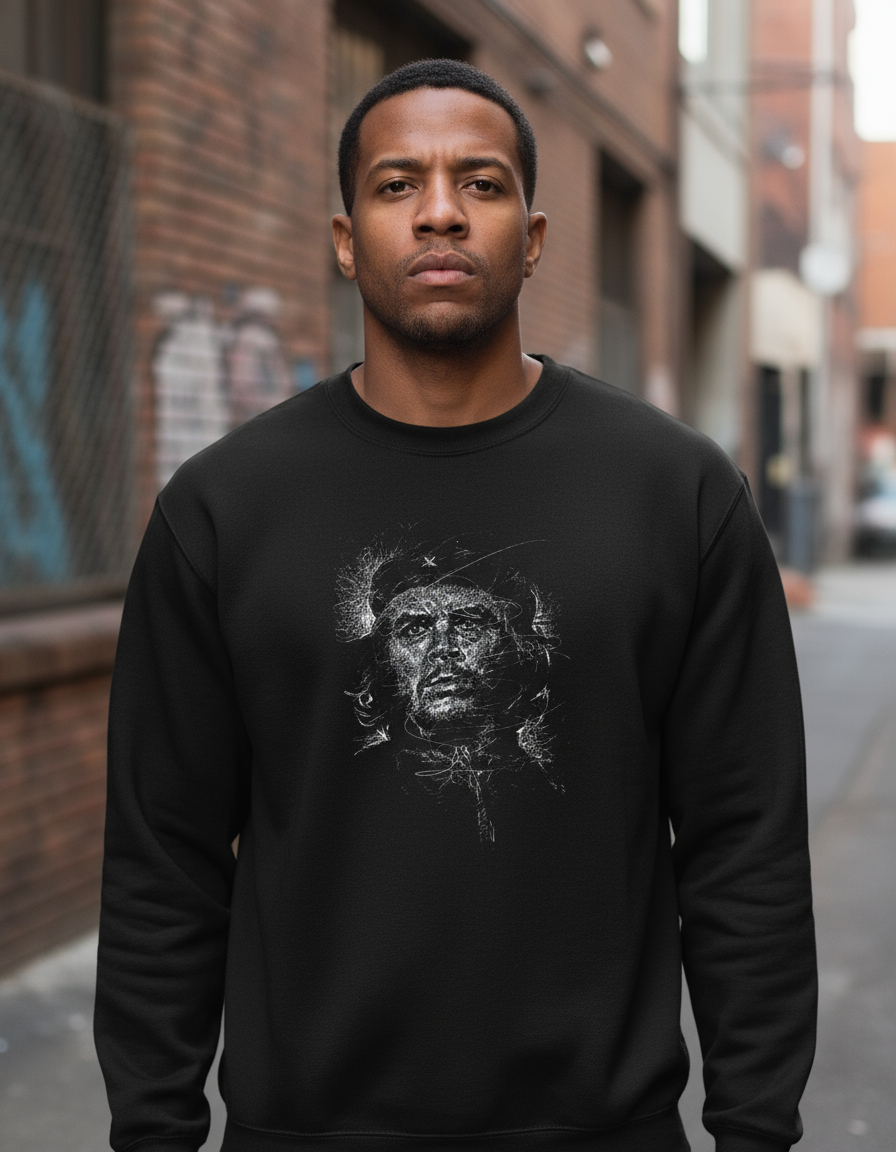 Buzo Che Guevara En Blanco Memoestampados