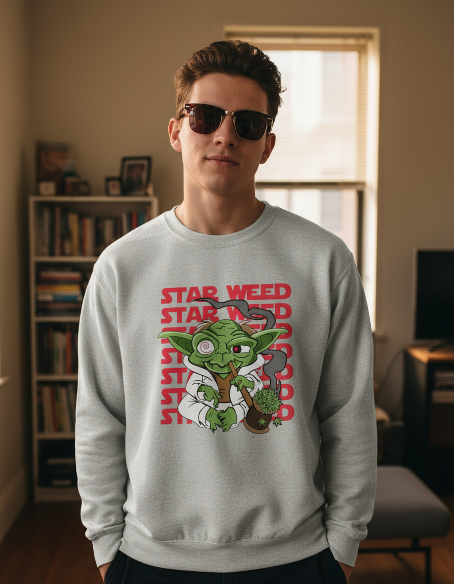 Buzo Star Weed Memoestampados - Imagen 5