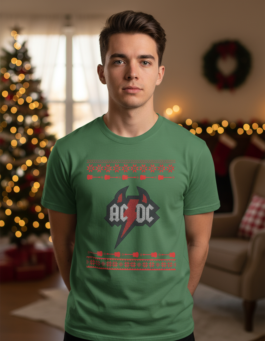 Remera: Ac Dc Ugly Sweater Memoestampados - Imagen 20