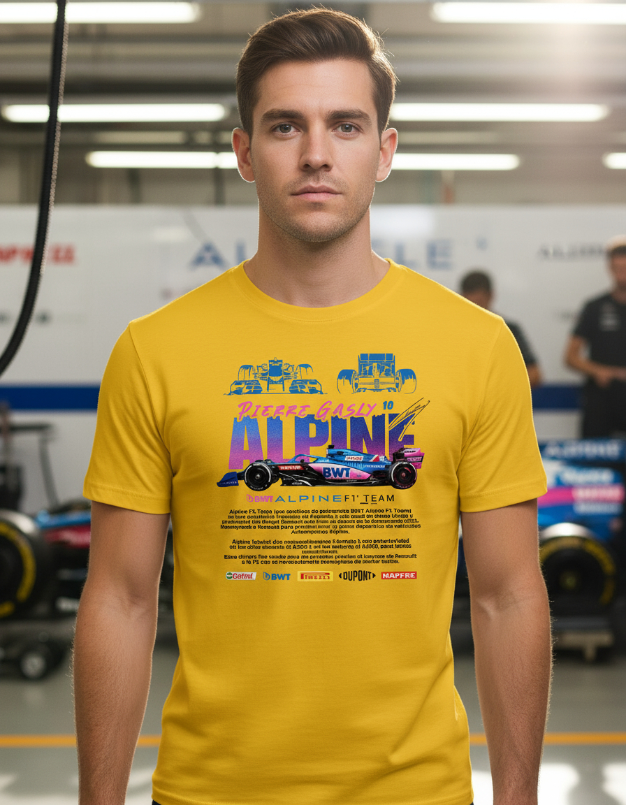 Remera: F1 Alpine Memoestampados - Imagen 18