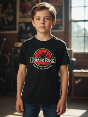 Remera: Jurassic Rock Memoestampados