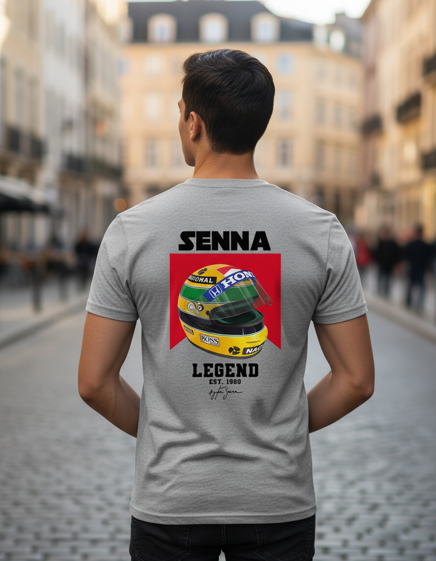 Remera: Ayrton Senna F1 02 Memoestampados - Imagen 13