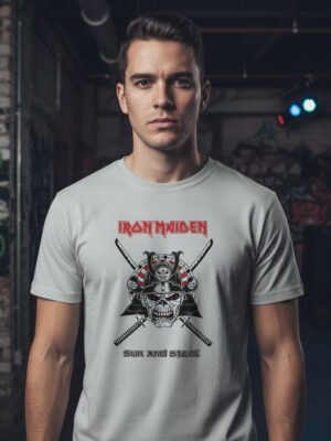 Remera: Iron Maiden Sun And Steel Memoestampados