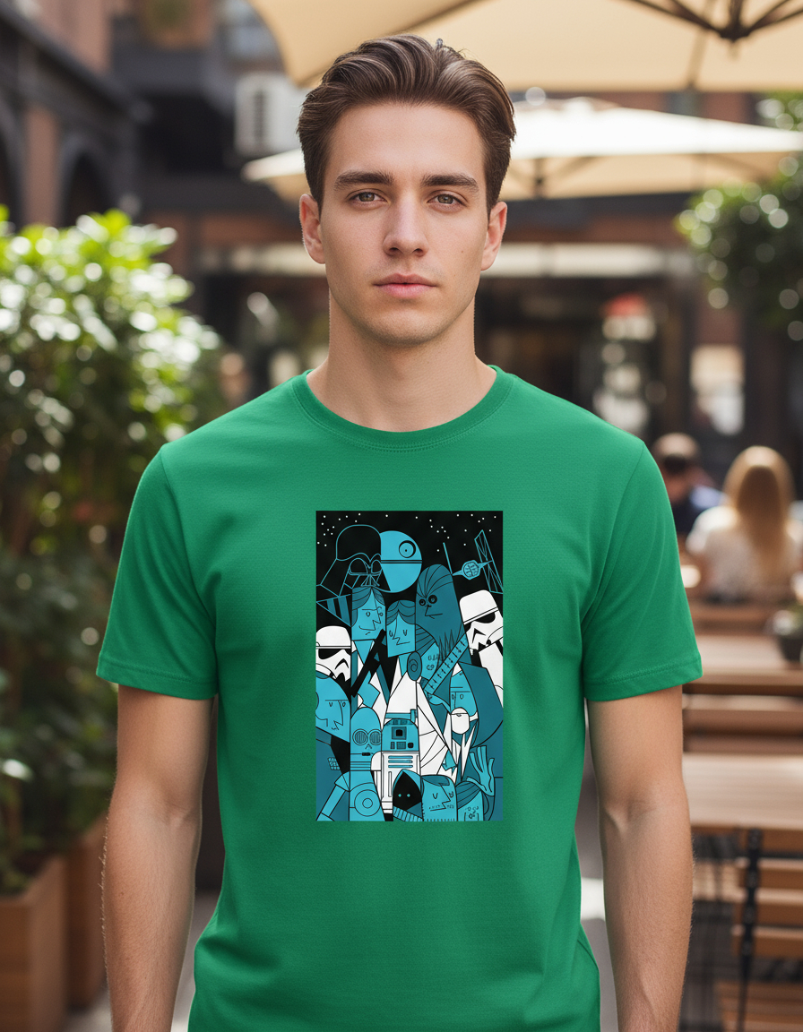 Remera: Star Wars Art Memoestampados - Imagen 15
