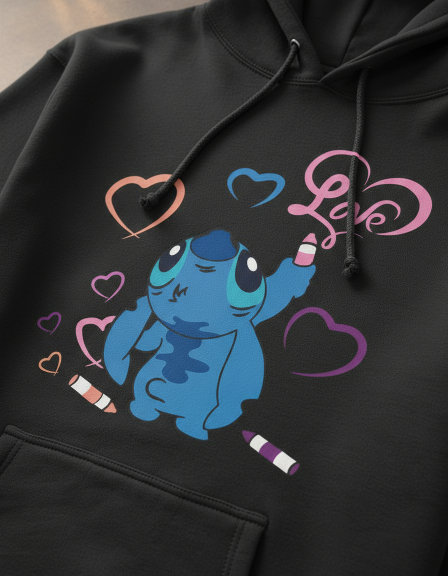 Canguro Stitch Love 01 Memoestampados - Imagen 5