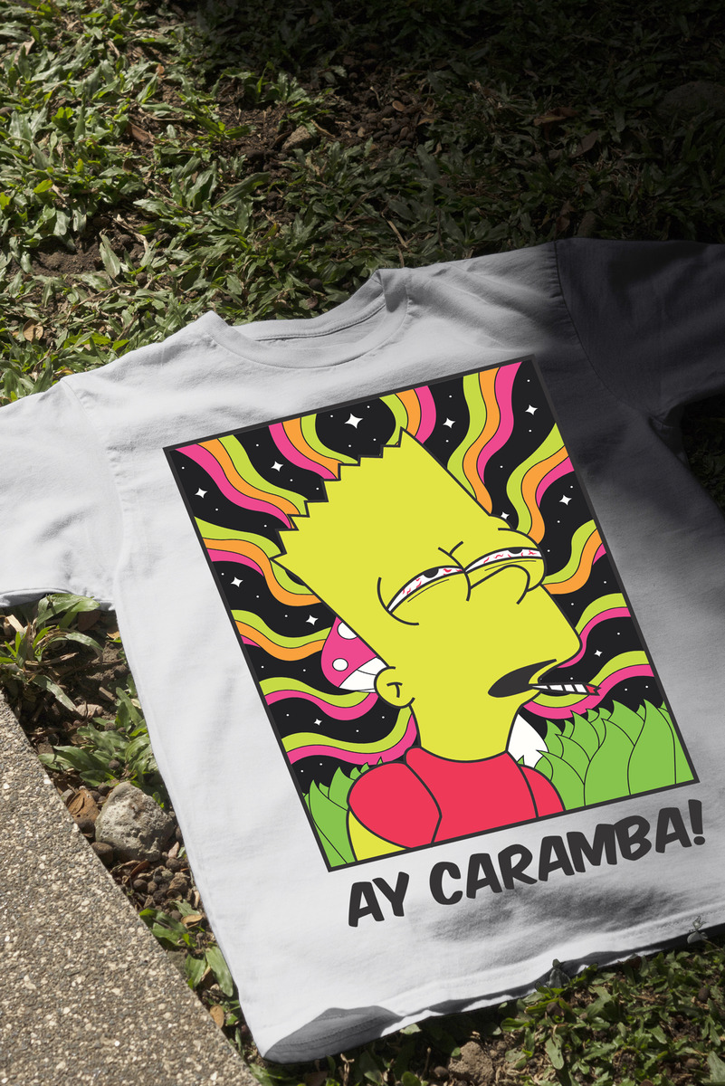 Remera: Bart Ay Caramba 02 Memoestampados - Imagen 15