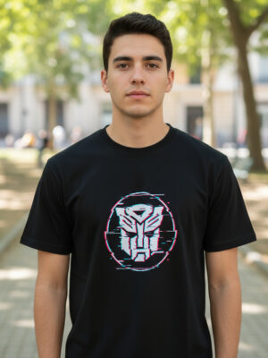 Remera: Transformer Glitch Memoestampados