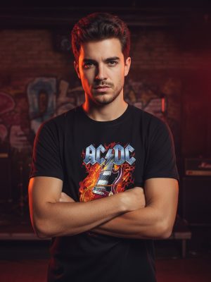 Remera: Ac Dc Guitarra Rock Musica Memoestampados