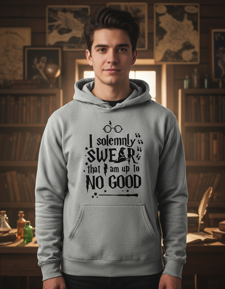 Canguro Harry Potter Juro Solemnemente Que No Soy Bueno Gris - Imagen 3