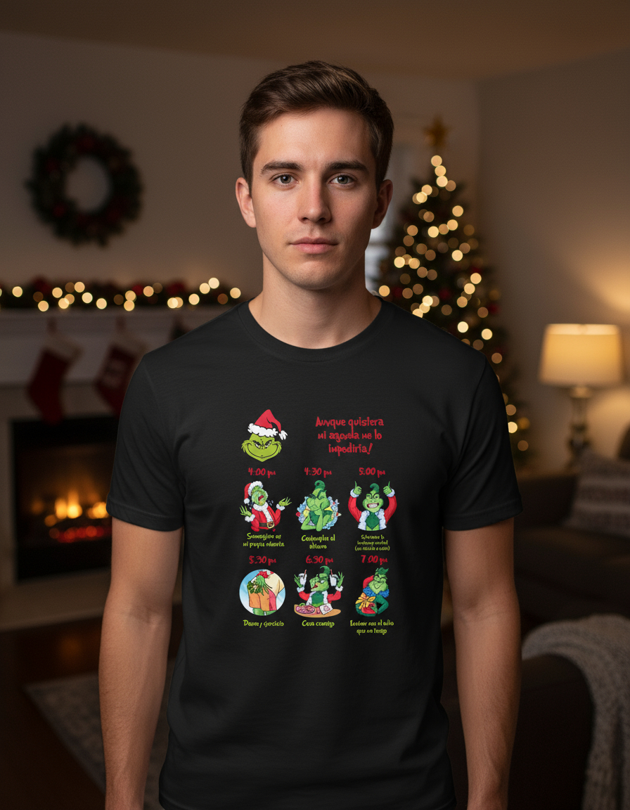 Remera: Grinch Agenda Memoestampados