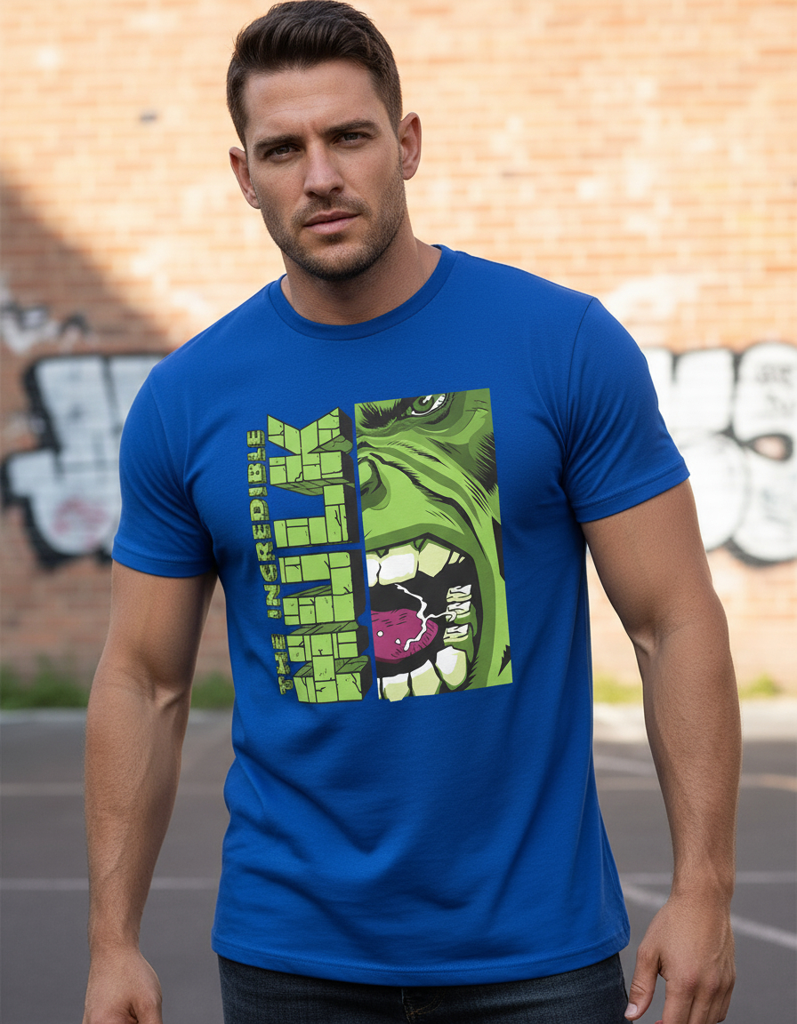 Remera: The Incredible Hulk Memoestampados - Imagen 6