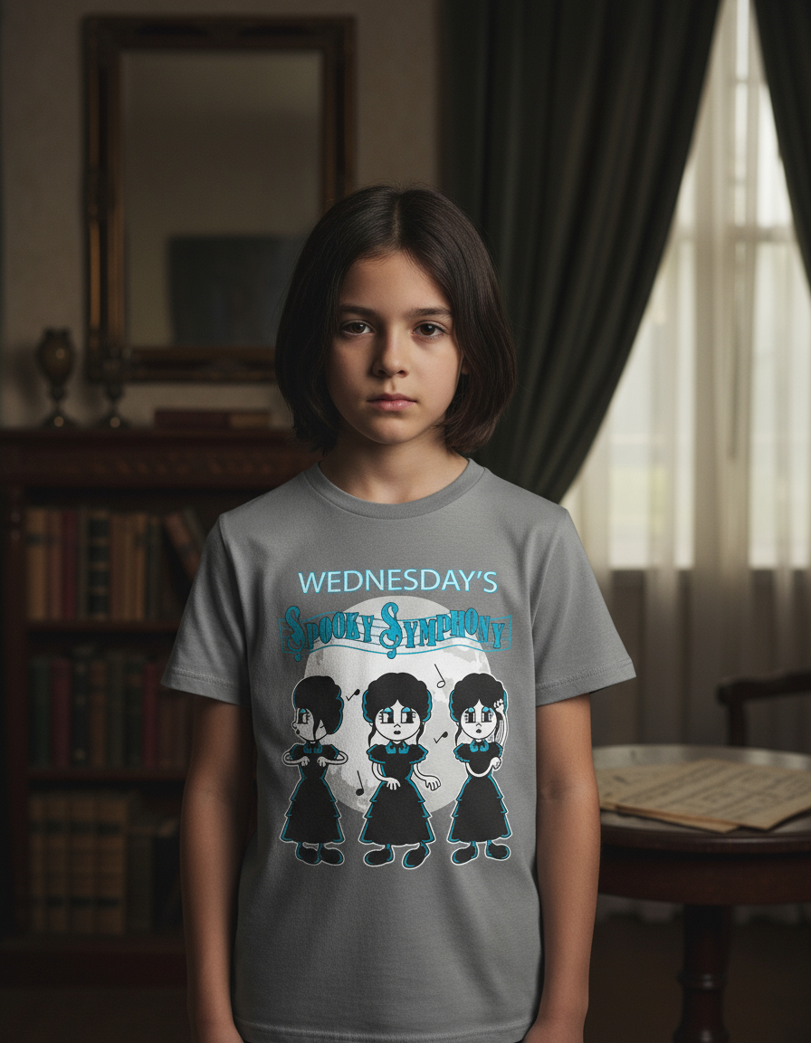 Remera: Wednesday_s Spooky Symphony Memoestampados - Imagen 19
