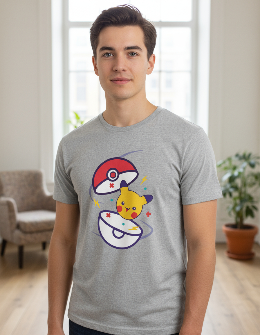 Remera: Pikachu Kawaii Memoestampados - Imagen 22