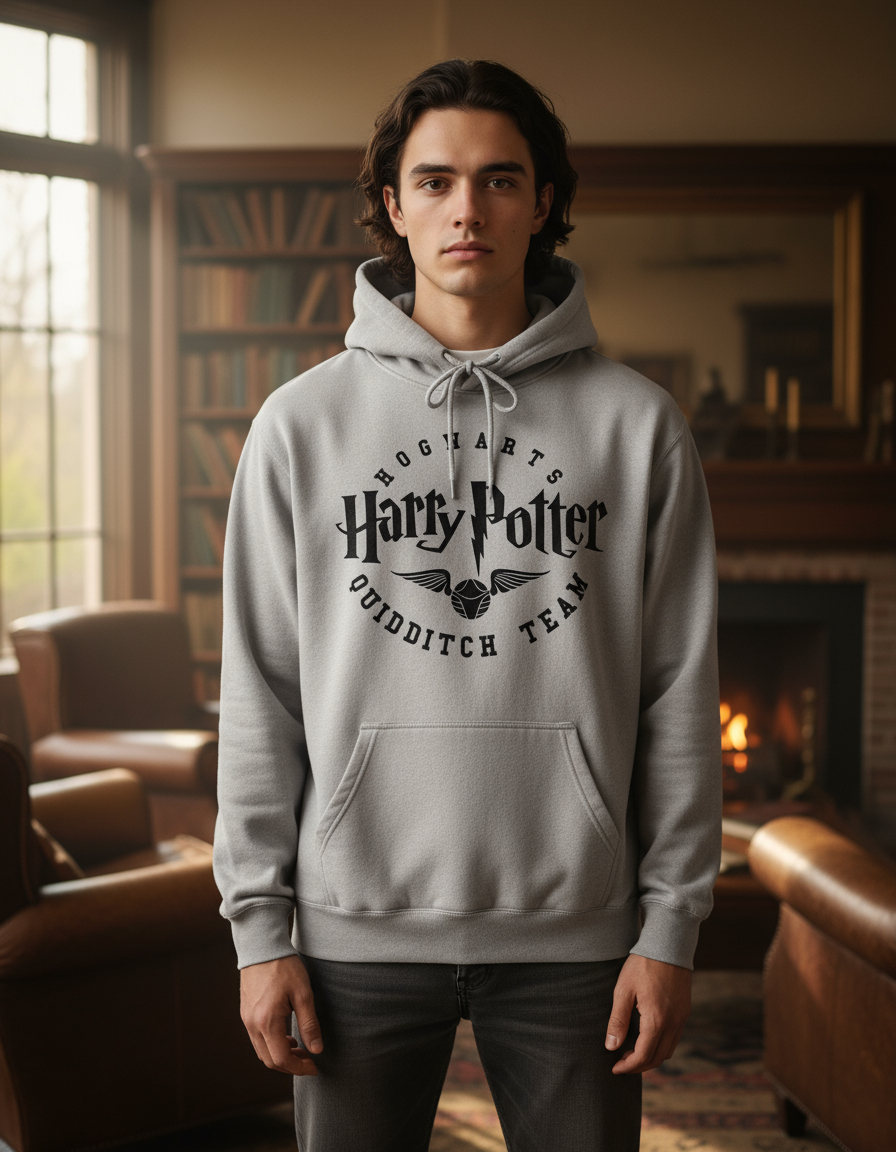 Canguro Harry Potter Hogwarts Quidditch Memoestampados - Imagen 6