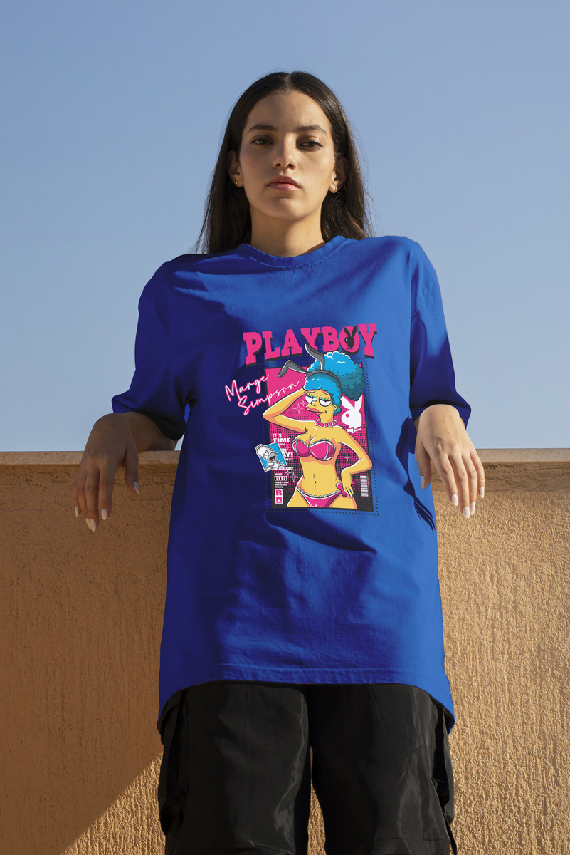Remera: Marge Simpson Play Boy Memoestampados - Imagen 7