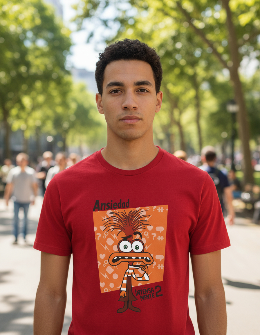 Remera: Intensamente 2 Ansiedad Memoestampados - Imagen 8