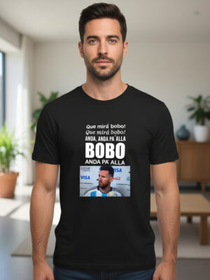 Remera Que Miras Bobo Messi Mundial Argentina