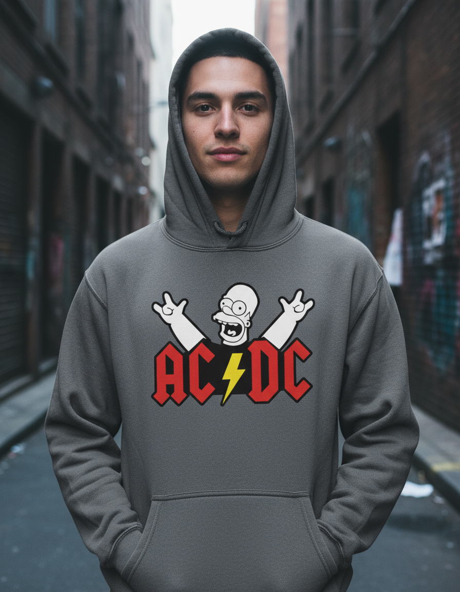 Canguro Ac Dc Homer Memoestampados - Imagen 13