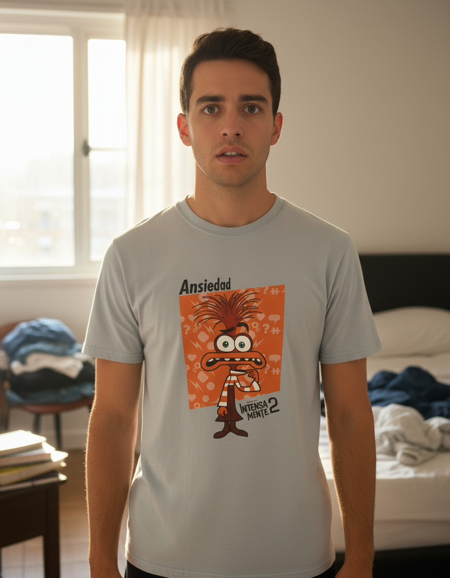 Remera: Intensamente 2 Ansiedad Memoestampados - Imagen 20