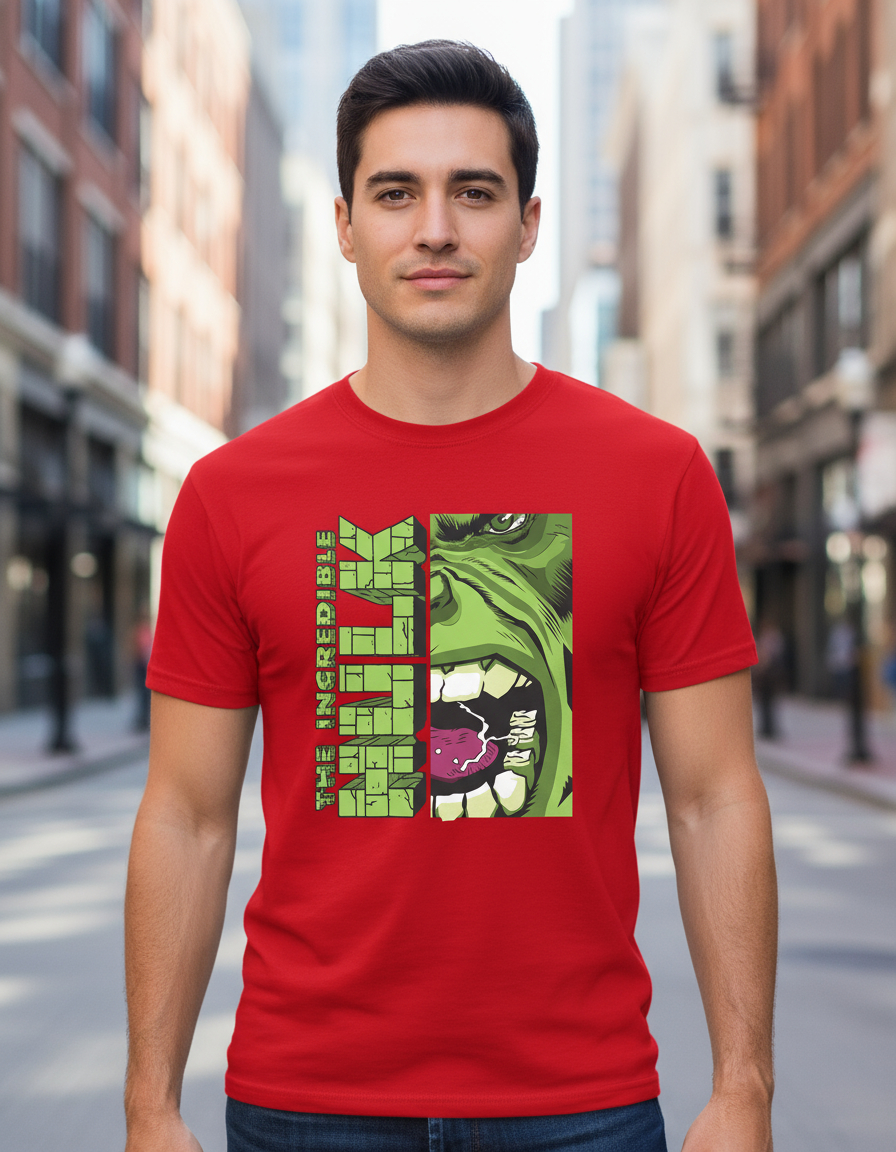 Remera: The Incredible Hulk Memoestampados - Imagen 12