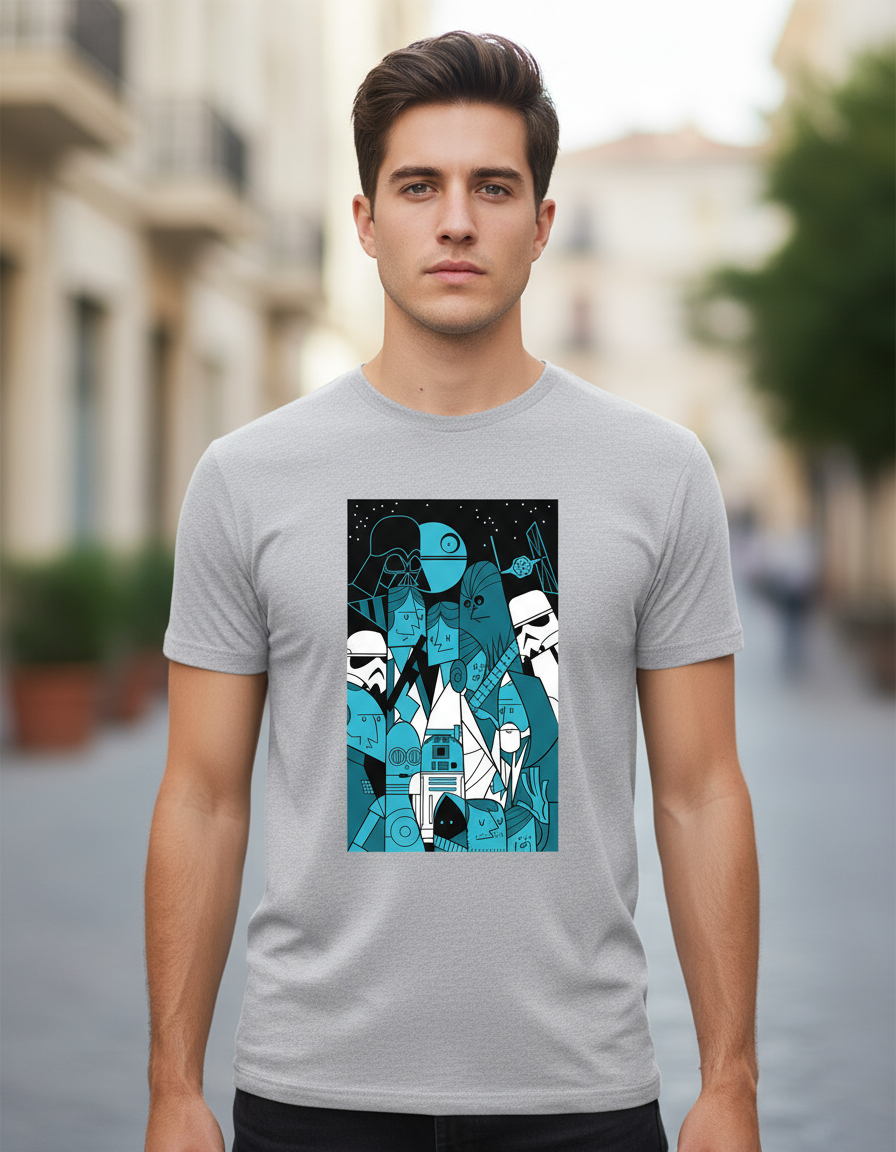 Remera: Star Wars Art Memoestampados - Imagen 21