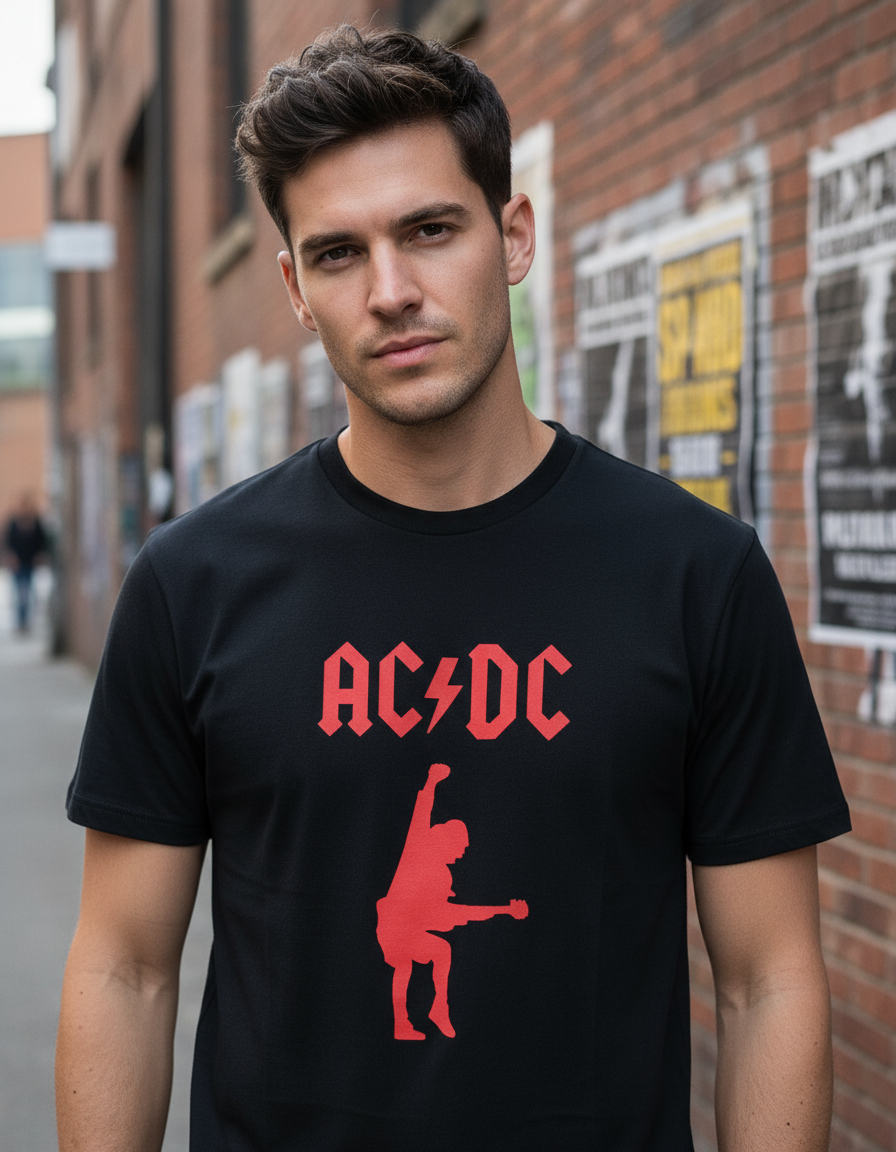 Remera Ac Dc, Estampadas, Personalizadas Memoestampados!!