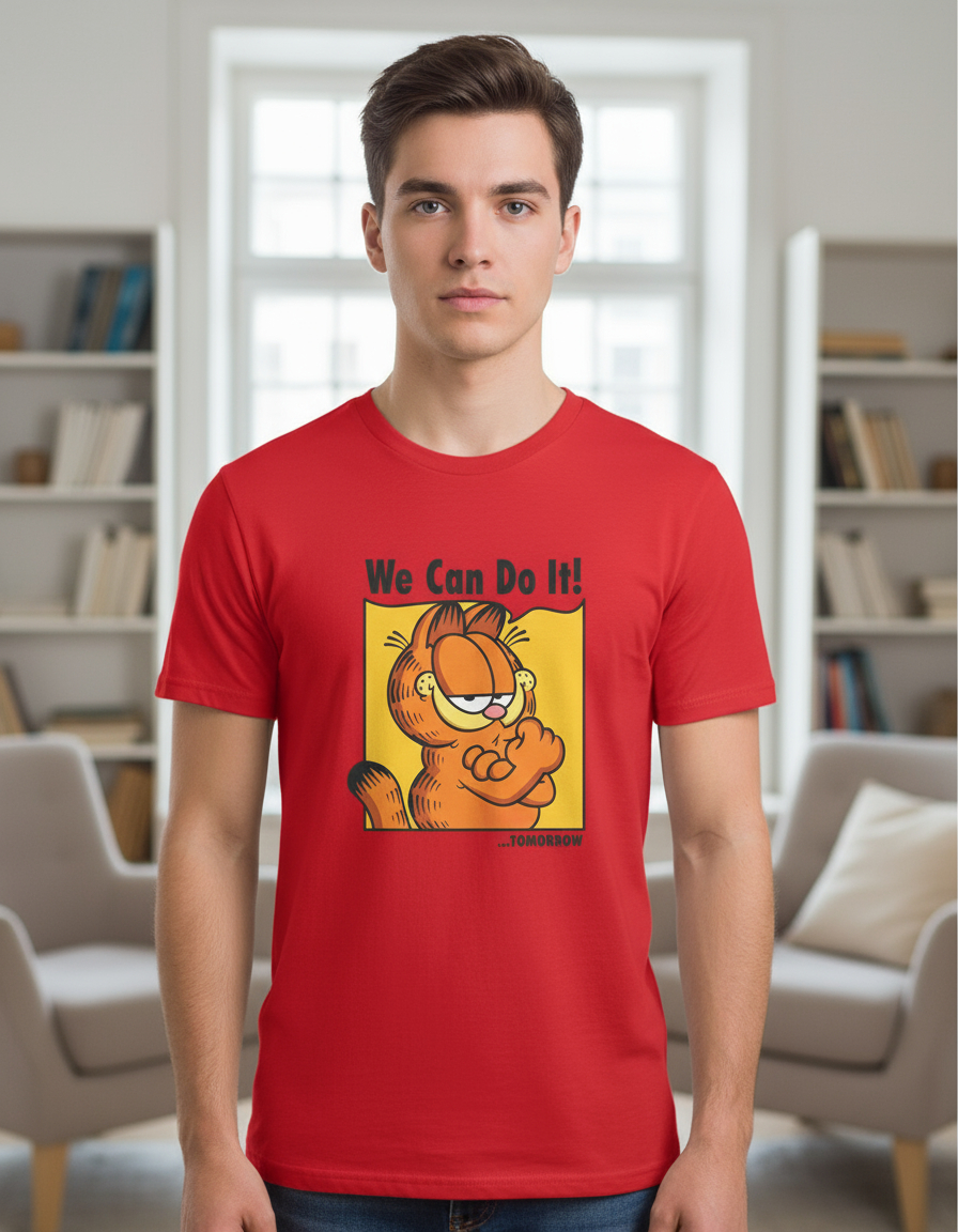 Remera: We Can Do It Garfield Memoestampados - Imagen 11