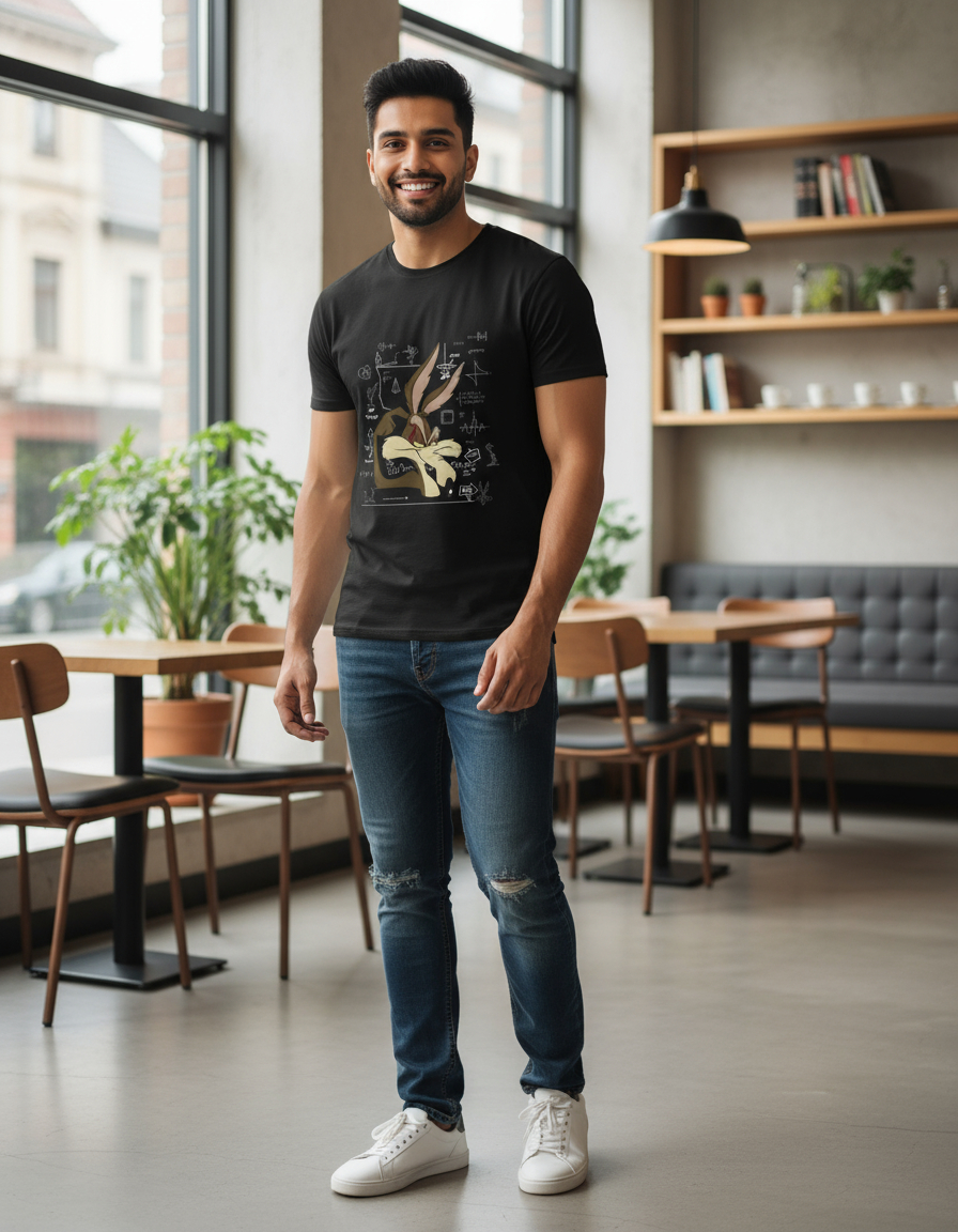 Remera: Coyote Corre Camino Memoestampados - Imagen 3