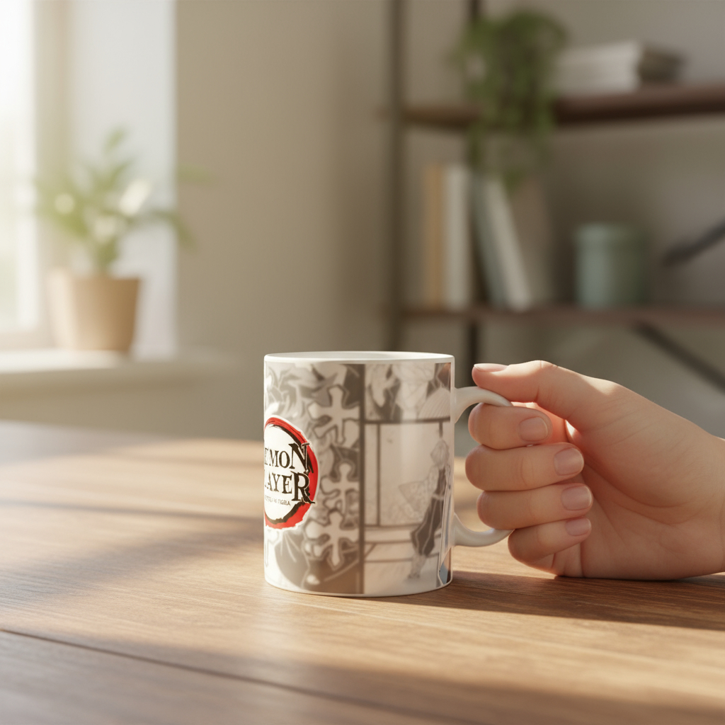 Taza Personalizada Diseño Demon Slayer Kanao T396 - Imagen 3