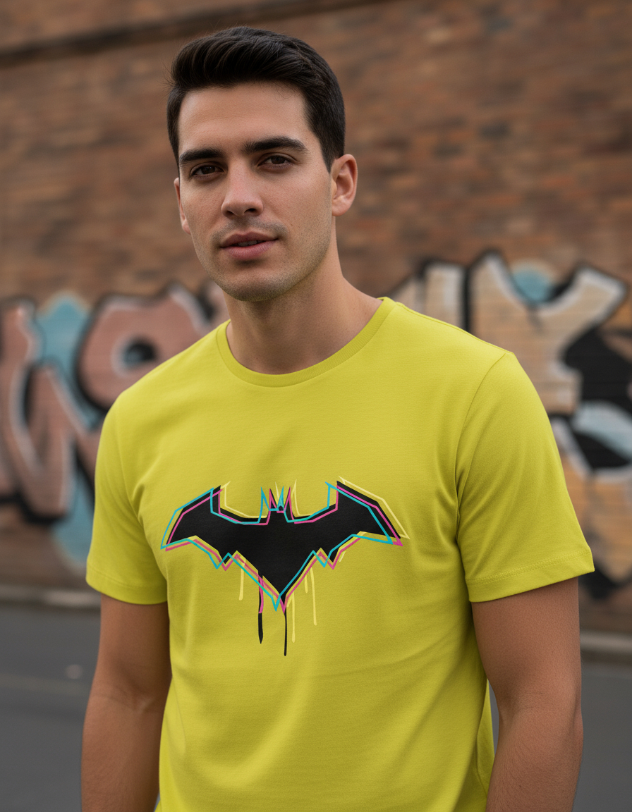 Remera Batman Logo Colores Memoestampados - Imagen 12