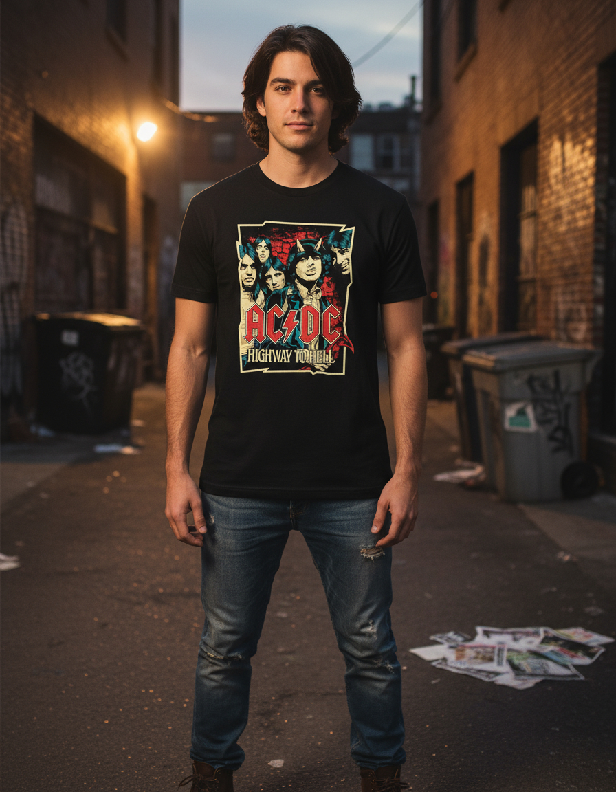 Remera: Ac Dc Rock Musica Memoestampados
