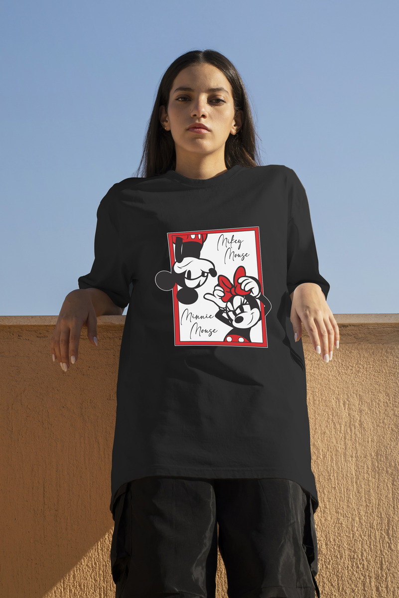 Remera: Mikey And Minnie Mouse 01 Memoestampados - Imagen 3