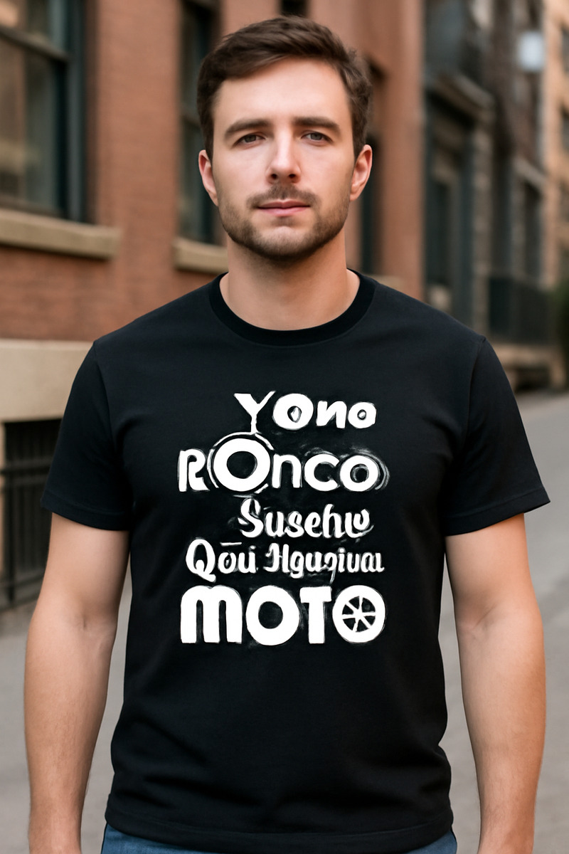 Remera: Yo No Ronco Sueño Que Soy Una Moto Memoestampados