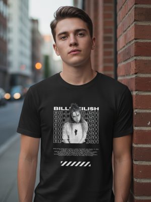 Remera: Billie Eilish Blanco Memoestampados